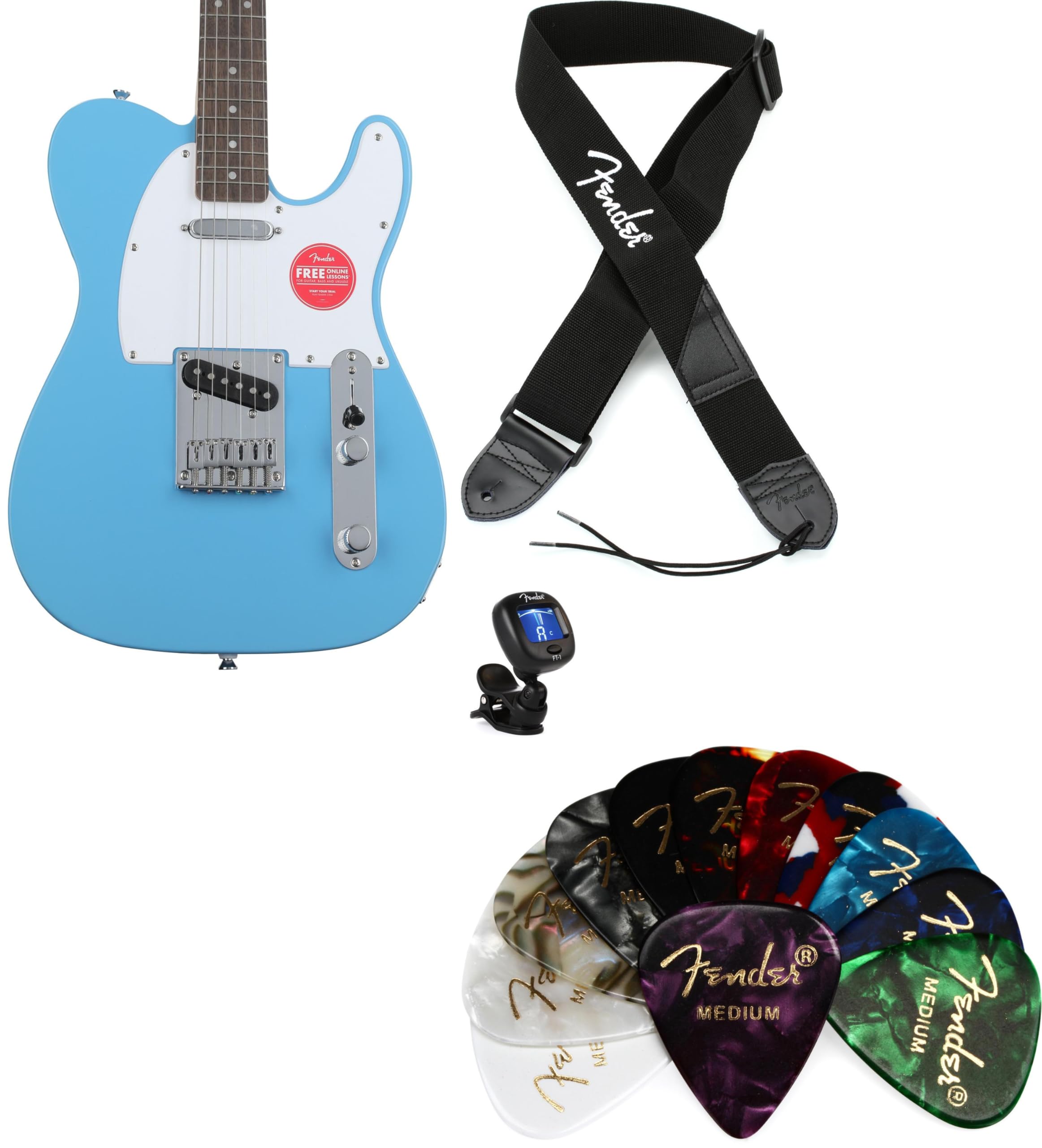 Amazon.com: Squier Sonic Telecaster Electric Guitar Essentials